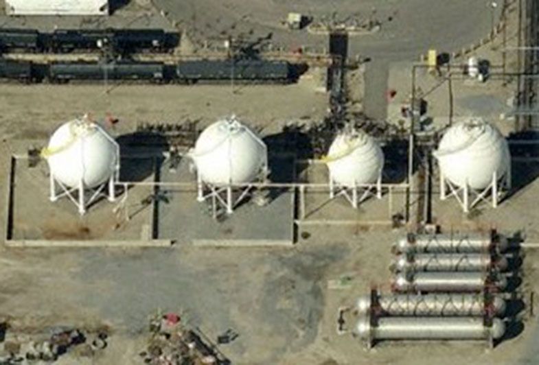 Liquefied Petroleum Gas Spheres - CA and UT